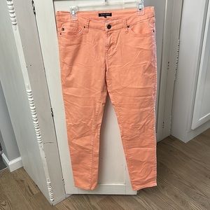 Peach colored jeans